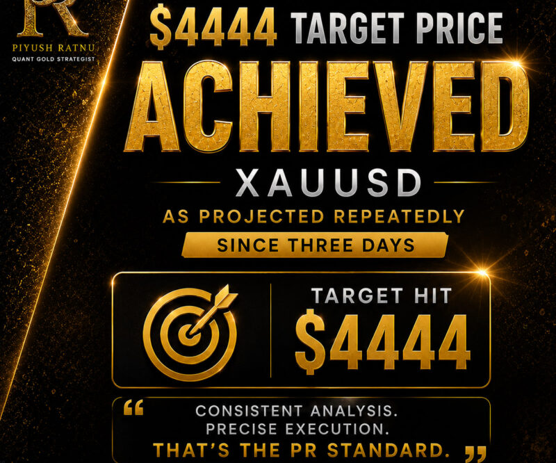 Who projected $4444/4404 XAUUSD Buying Price Target on 21 May 2026, achieved in 27 May 2026