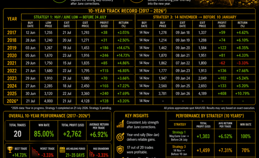 Piyush Ratnu Month Based strategy market cycles most accurate gold xauusd anlaysts analysis