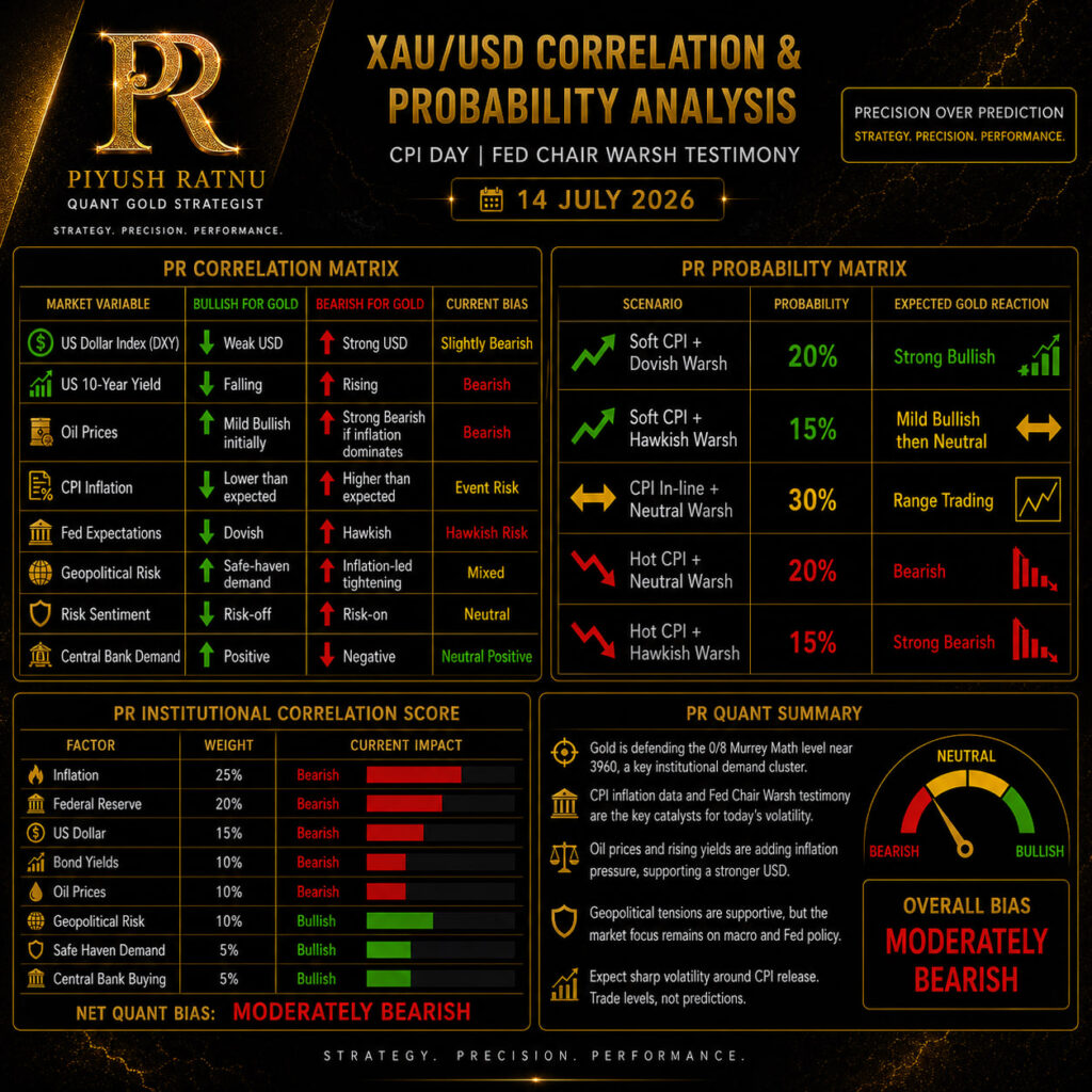 How to trade XAUUSD Spot Gold accurately and safely on US CPI Data Day?