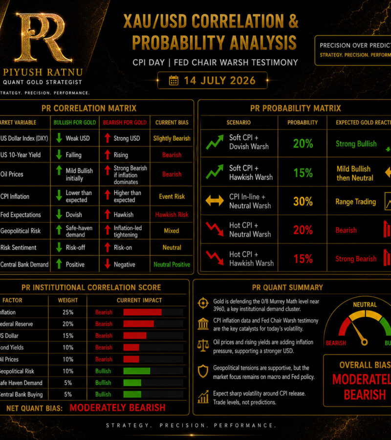 How to trade XAUUSD Spot Gold accurately and safely on US CPI Data Day?