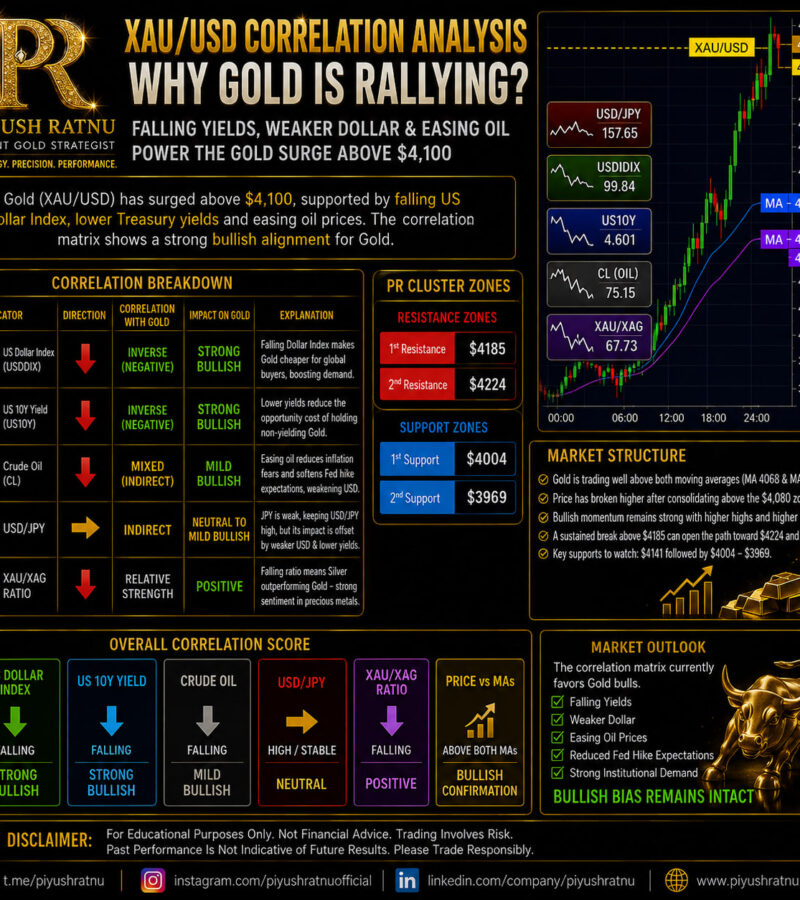 XAU/USD Correlation Matrix: Understanding Why Gold Is Rallying