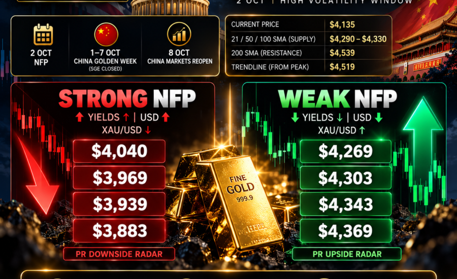 PR XAUUSD NFP ANALYSIS golden week