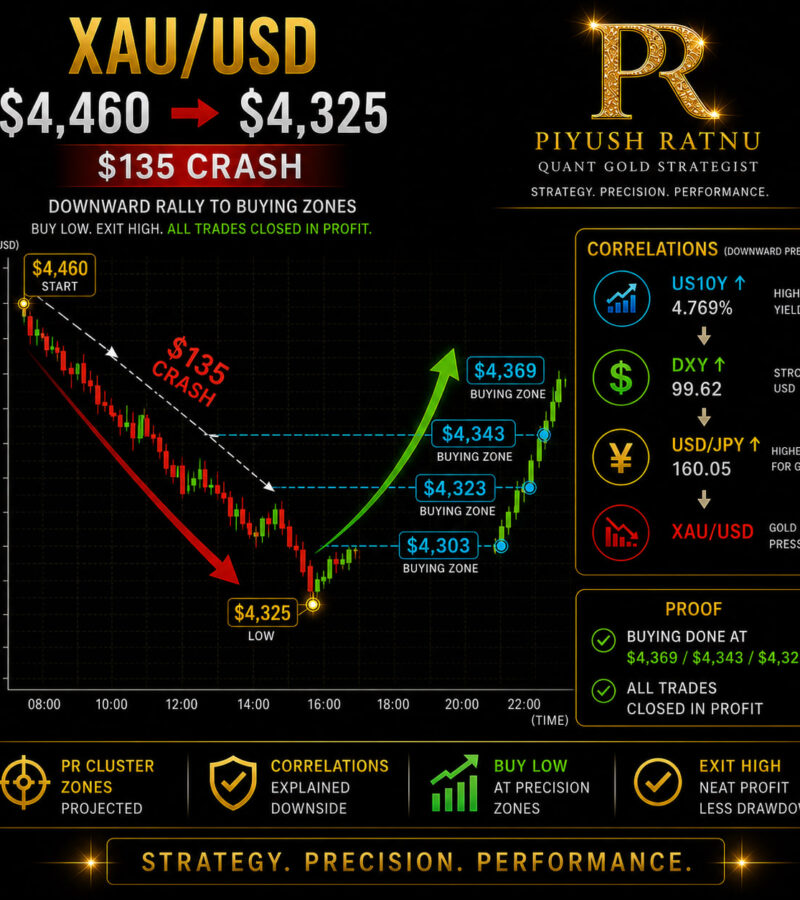 01 September 2026: XAUUSD Price Crash: $4460-4325, BUYING ZONES well projected in advance: $4369/4343/4323 RT $4343/4369
