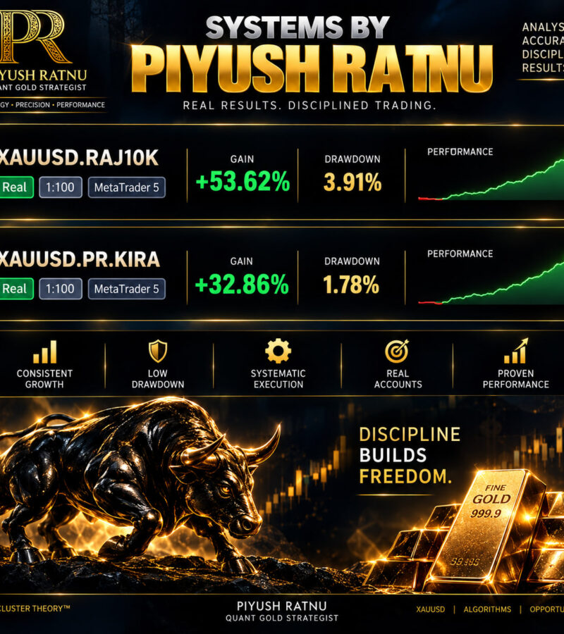 Piyush Ratnu MyFxBook VERIFIED Track Record 2026