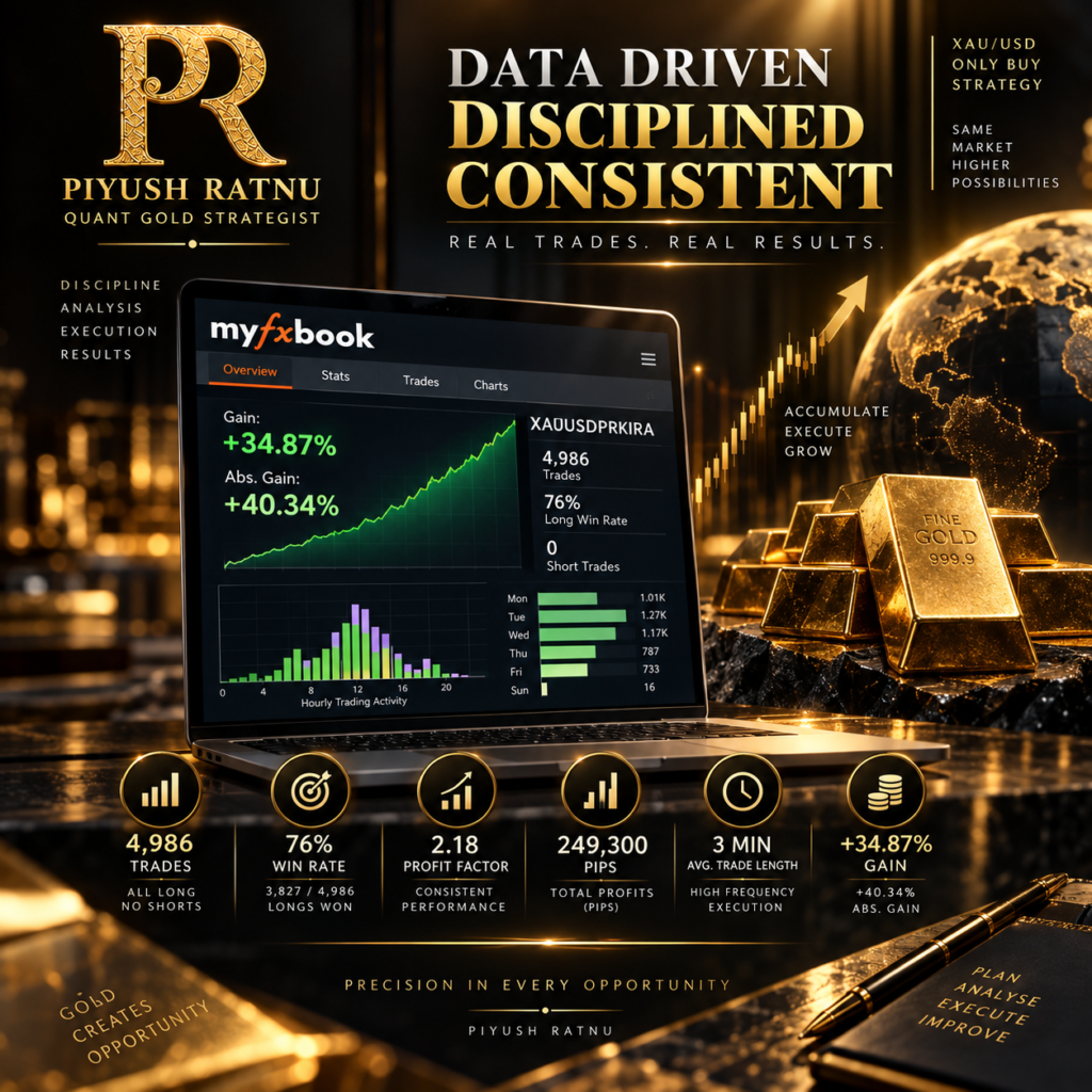 How to verify Most Accurate XAUUSD Traders Analysts | MyFxBook Audited Track Record of Piyush Ratnu